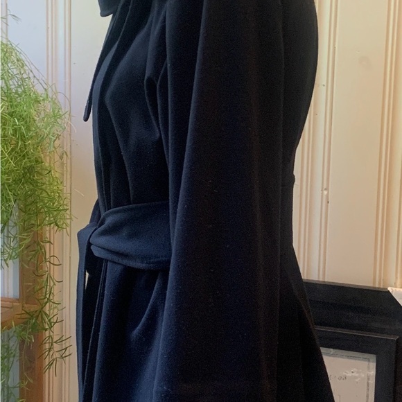 NEW CALVIN KLEIN WRAP JACKET MEDIUM BLACK - Picture 5 of 12